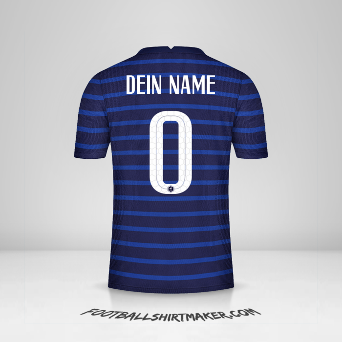 Trikot Frankreich 2020/2021 -  dein name - 0