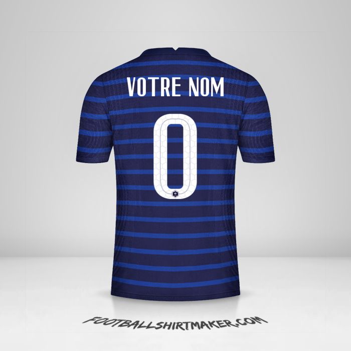 Maillot France 2020/2021 -  votre nom - 0