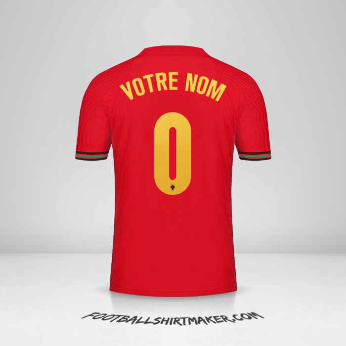 Maillot Portugal 2020/2021 -  votre nom - 0