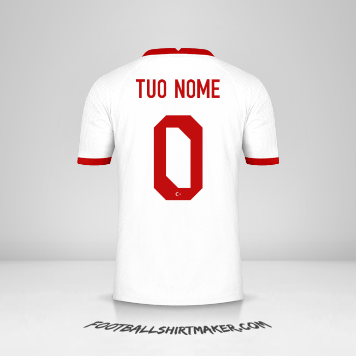 Maglia Turchia 2020/2021 -  tuo nome - 0