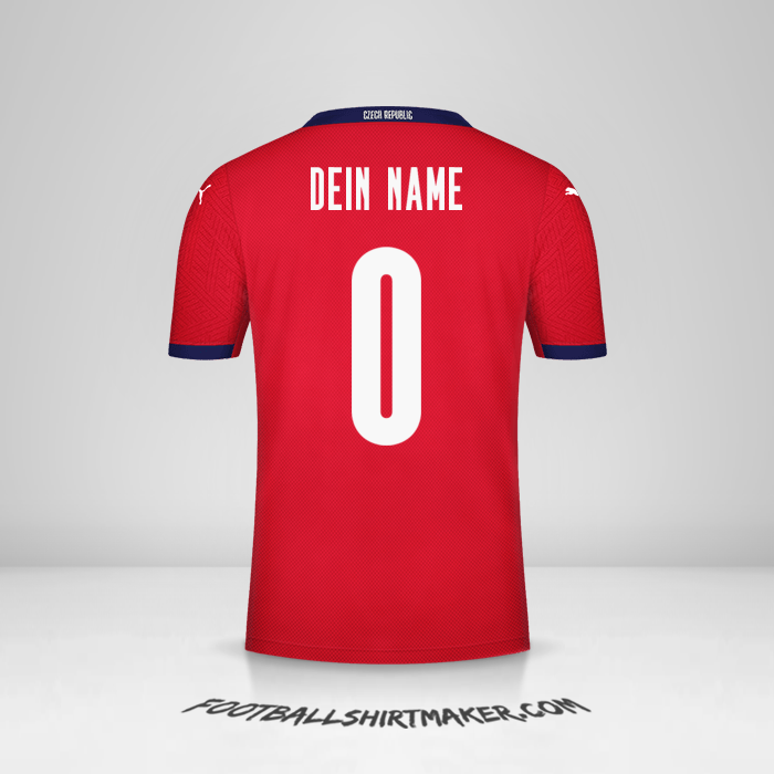 Trikot Tschechien 2020/2021 -  dein name - 0