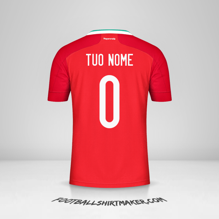 Maglia Ungheria 2020/2021 -  tuo nome - 0