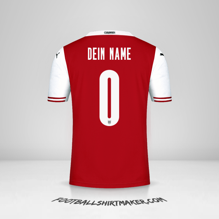 Trikot Österreich 2020/2021 -  dein name - 0