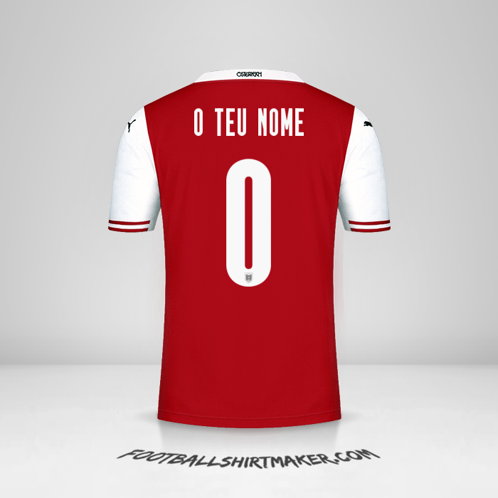 Camisola Áustria 2020/2021 -  o teu nome - 0