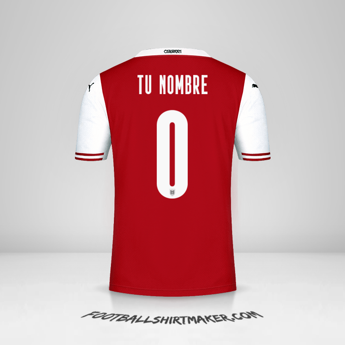 Camiseta Austria 2020/2021 -  tu nombre - 0