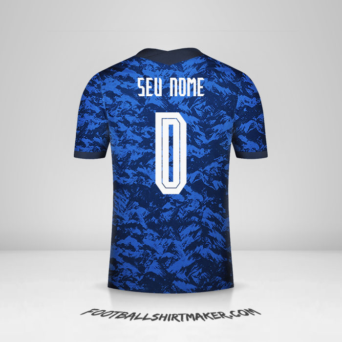 Camisa Eslováquia 2020/2021 -  seu nome - 0