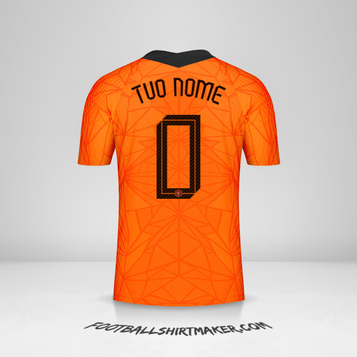 Maglia Paesi Bassi 2020/2021 -  tuo nome - 0