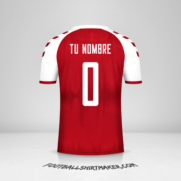 Jersey Dinamarca 2021 -  tu nombre - 0