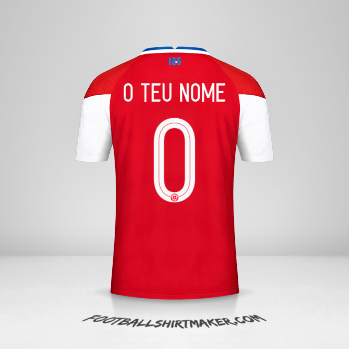 Camisola Chile 2020/2021 -  o teu nome - 0