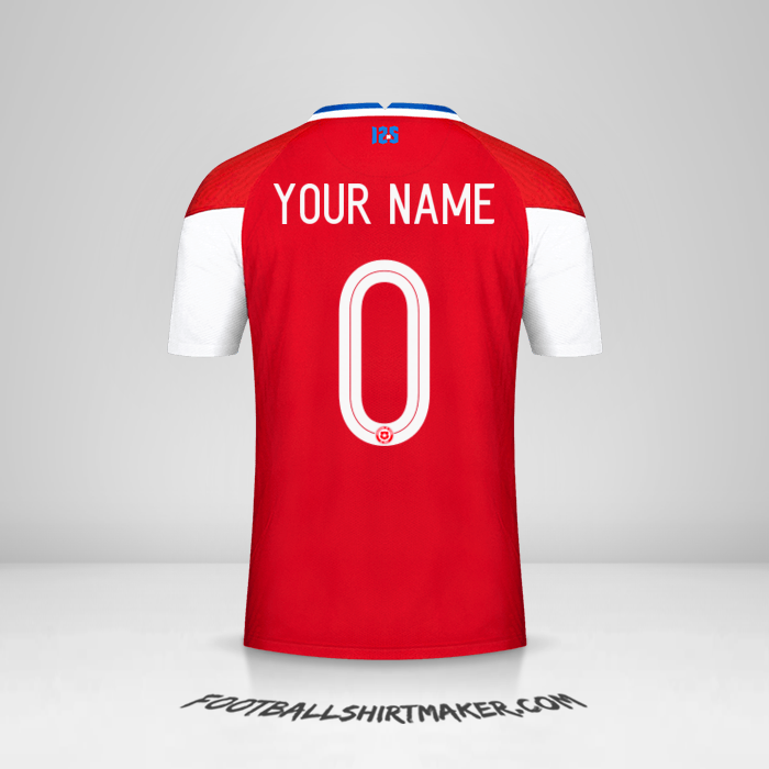 Jersey Chile 2020/2021 -  your name - 0