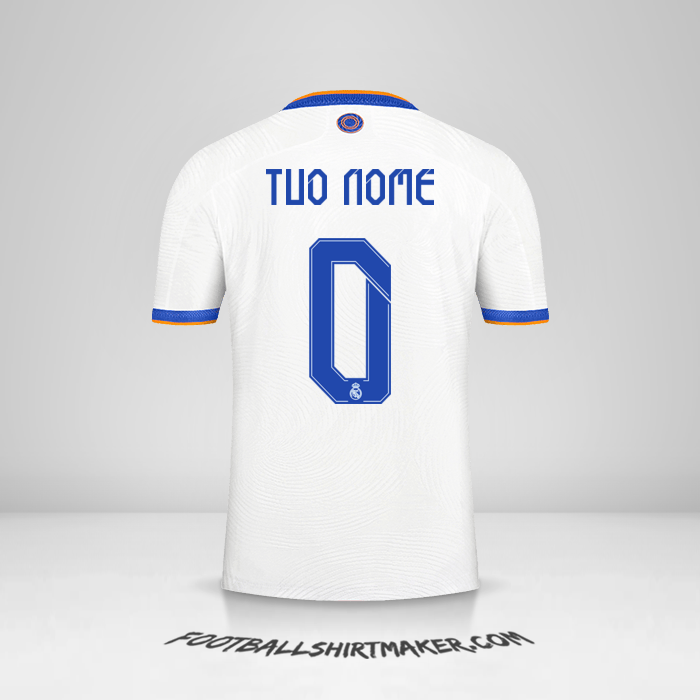 Maglia Real Madrid CF 2021/2022 Cup -  tuo nome - 0