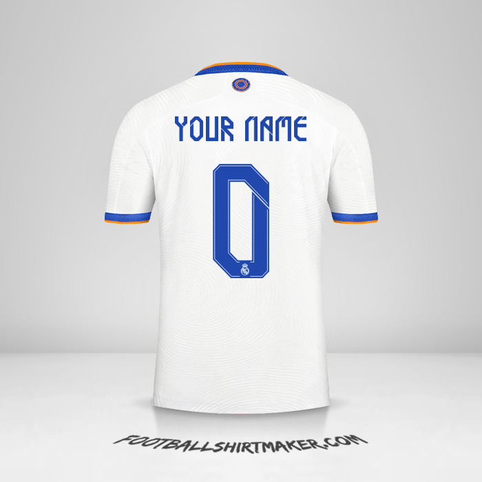 Shirt Real Madrid CF 2021/2022 Cup -  your name - 0