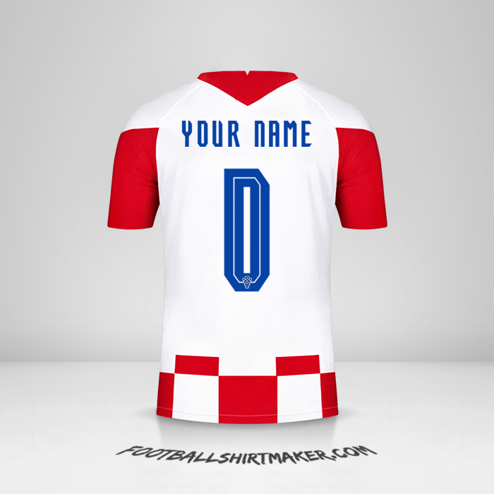 Jersey Croatia 2020/2021 -  your name - 0