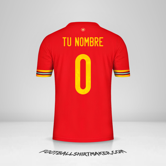 Camiseta Gales 2020/2021 -  tu nombre - 0
