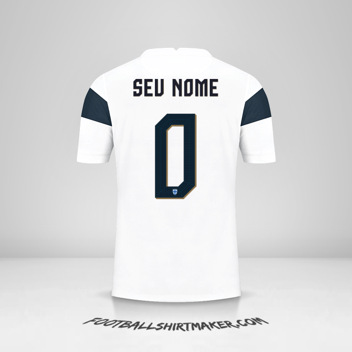 Camisa Finlândia 2020/2021 -  seu nome - 0
