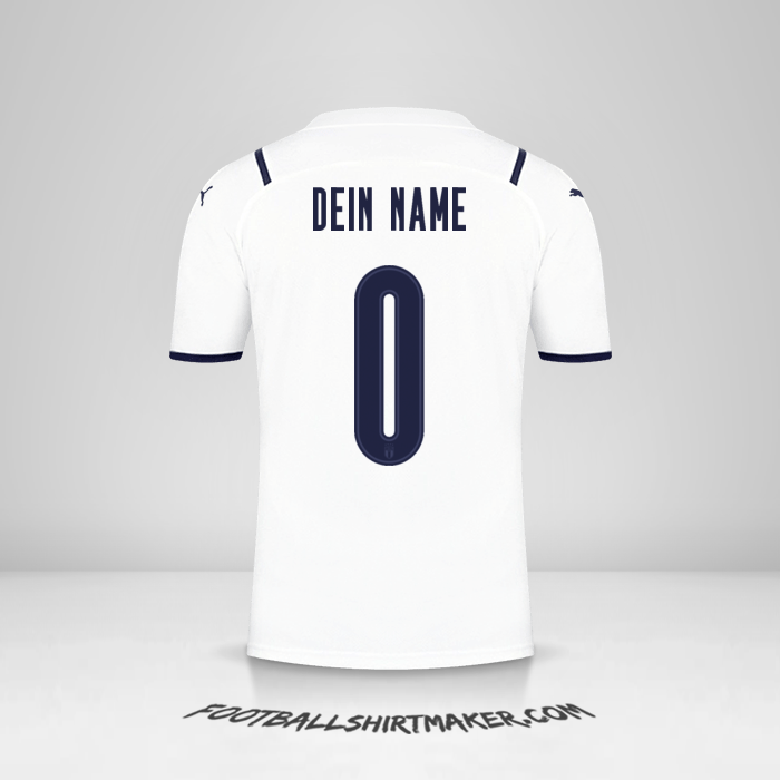 Trikot Italien 2021II -  dein name - 0