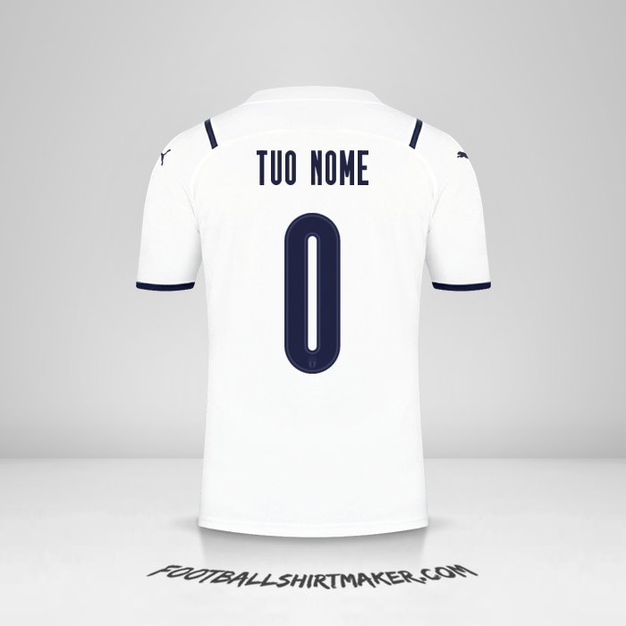 Maglia Italia 2021 II -  tuo nome - 0