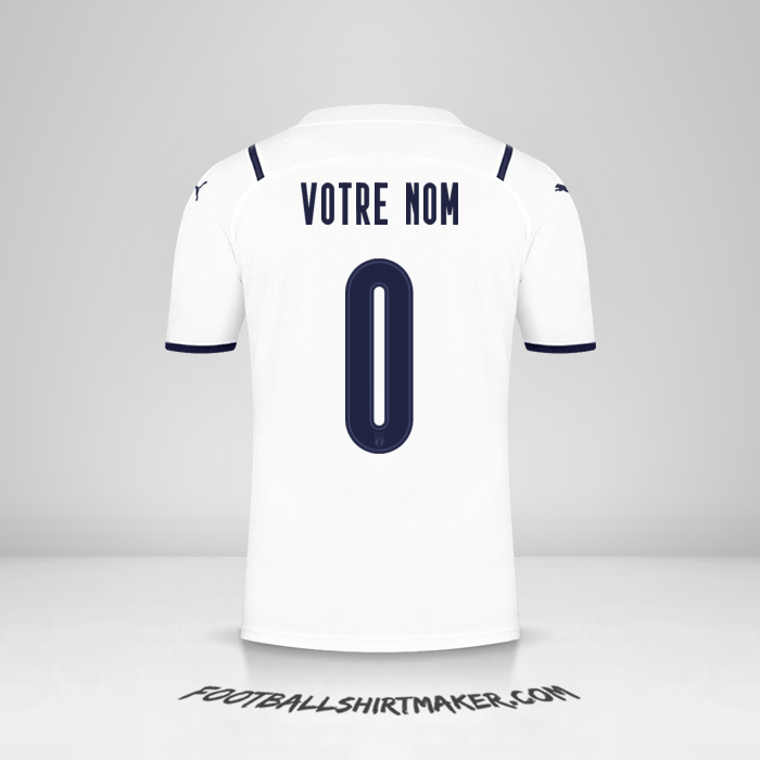 Maillot Italie 2021II -  votre nom - 0