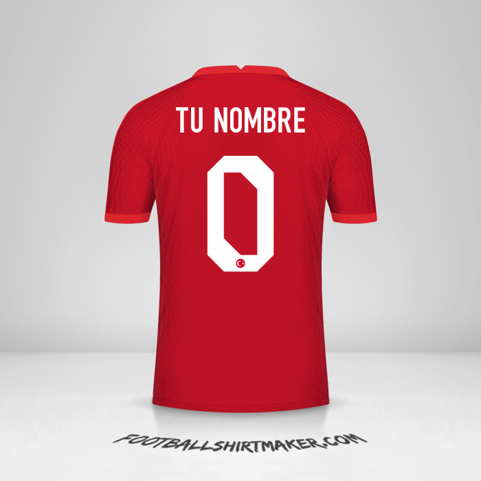 Camiseta Turquia 2020/2021 II -  tu nombre - 0
