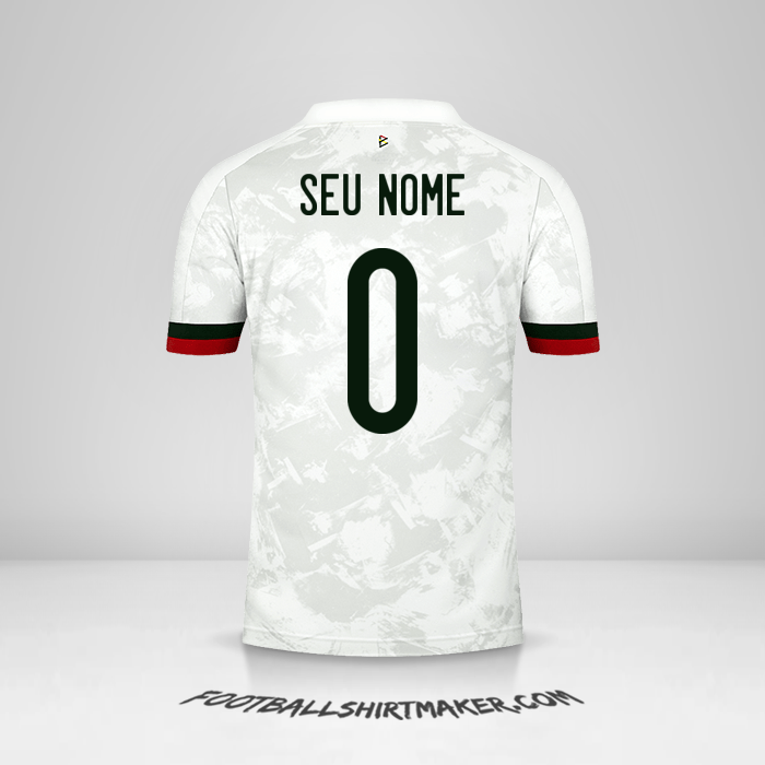 Camisa Bélgica 2020/2021 II -  seu nome - 0