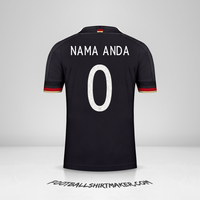Jersey Jerman 2021 II -  nama anda - 0