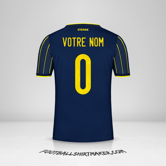 Maillot Suède 2021 II -  votre nom - 0