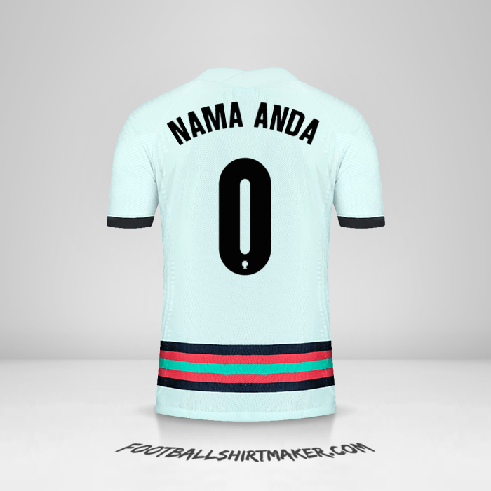 Jersey Portugal 2020/2021 II -  nama anda - 0