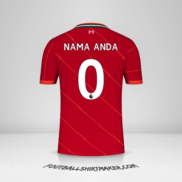 Jersey Liverpool FC 2021/2022 -  nama anda - 0