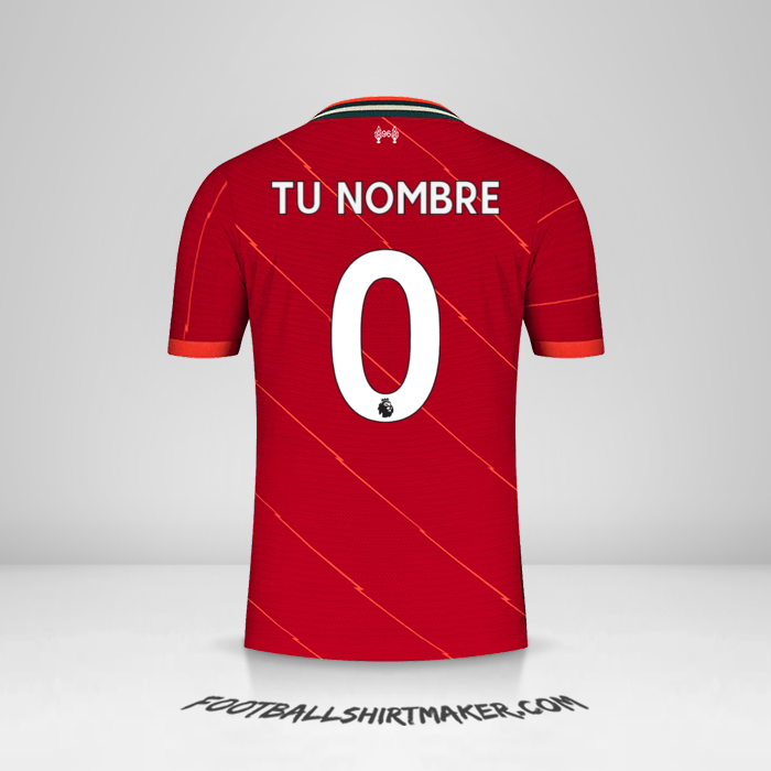 Camiseta Liverpool FC 2021/2022 -  tu nombre - 0