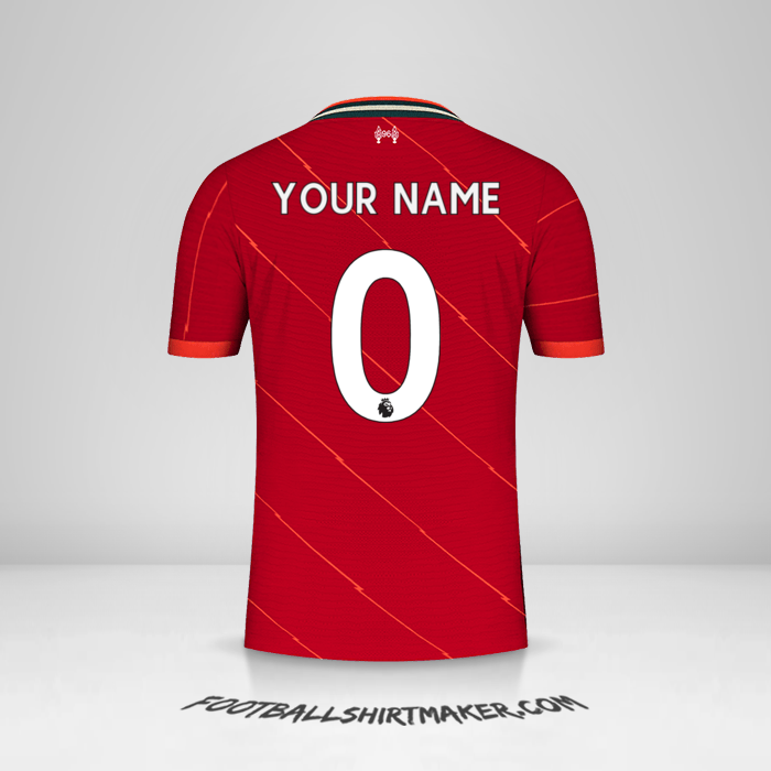 Jersey Liverpool FC 2021/2022 -  your name - 0