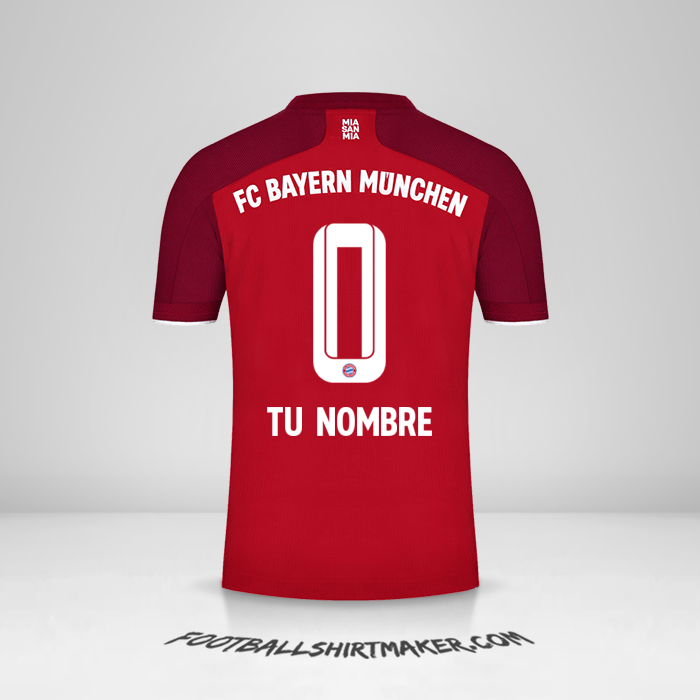 Jersey FC Bayern Munchen 2021/2022 -  tu nombre - 0