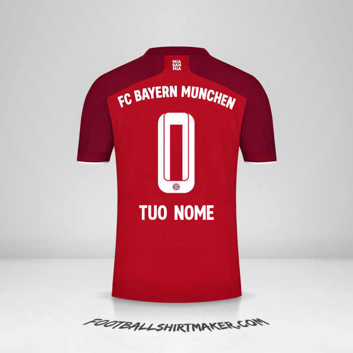 Maglia FC Bayern Munchen 2021/2022 -  tuo nome - 0