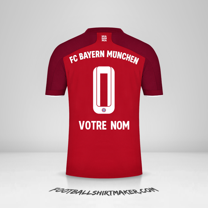 Maillot FC Bayern Munchen 2021/2022 -  votre nom - 0