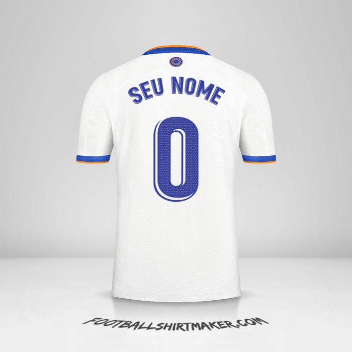 Camisa Real Madrid CF 2021/2022 -  seu nome - 0