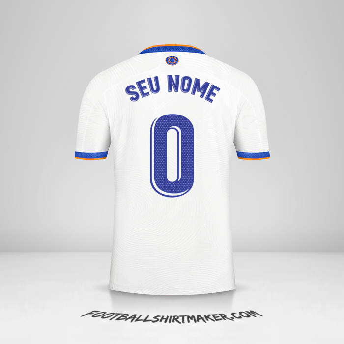 Camisa Real Madrid CF 2021/2022 -  seu nome - 0