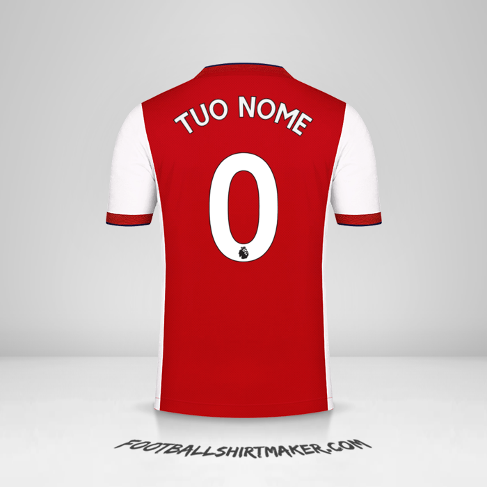 Maglia Arsenal 2021/2022 -  tuo nome - 0