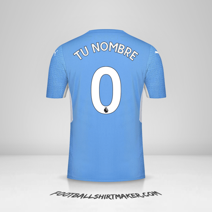 Camiseta Manchester City 2021/2022 -  tu nombre - 0