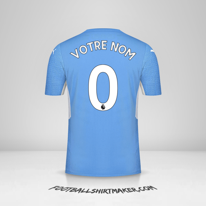 Maillot Manchester City 2021/2022 -  votre nom - 0