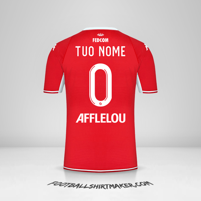 Maglia As Monaco 2021/2022 -  tuo nome - 0