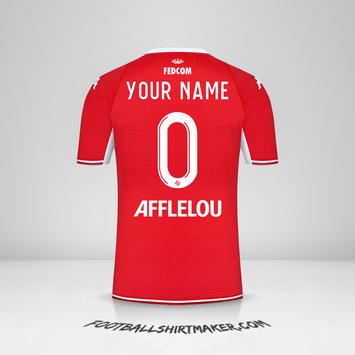 Shirt As Monaco 2021/2022 -  your name - 0