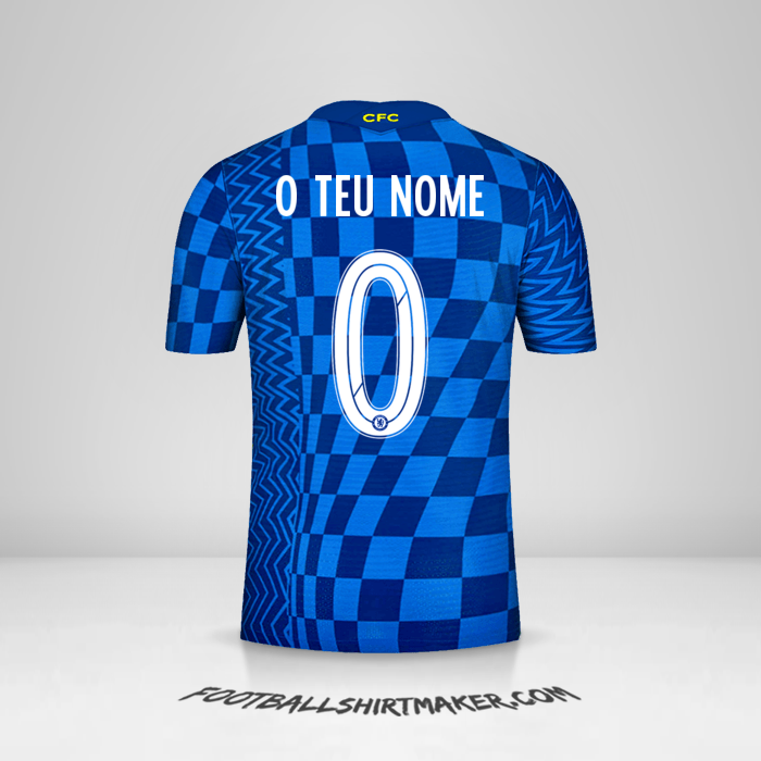 Camisola Chelsea 2021/2022 Cup -  o teu nome - 0