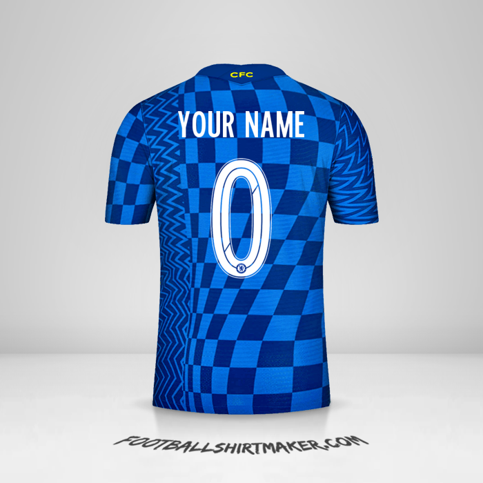 Shirt Chelsea Cup 2021/2022 -  your name - 0