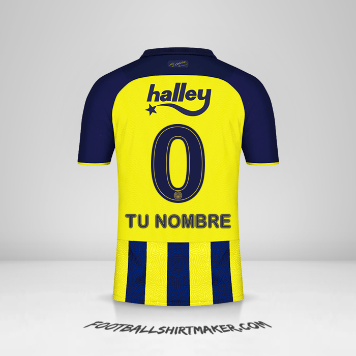 Camiseta Fenerbahce SK 2021/2022 -  tu nombre - 0
