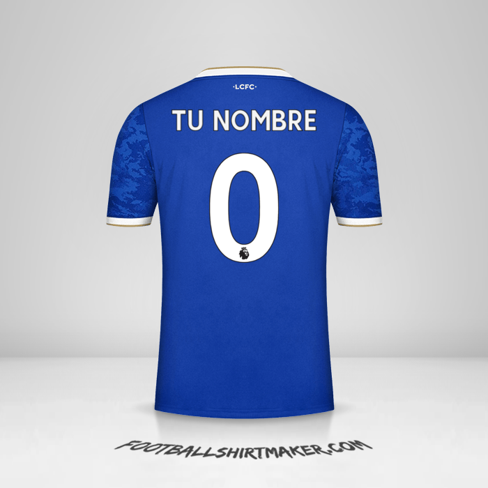 Jersey Leicester City FC 2021/2022 -  tu nombre - 0