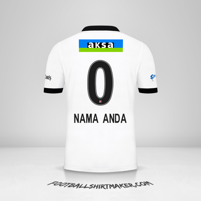 Jersey Besiktas JK 2021/2022 -  nama anda - 0