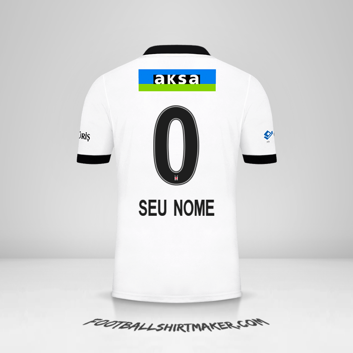 Camisa Besiktas JK 2021/2022 -  seu nome - 0