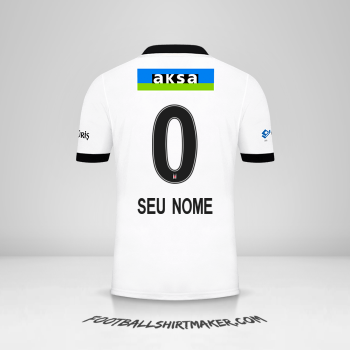 Camisa Besiktas JK 2021/2022 -  seu nome - 0