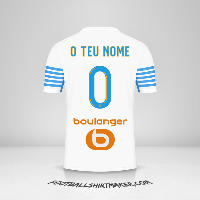 Camisola Olympique de Marseille 2021/2022 -  o teu nome - 0