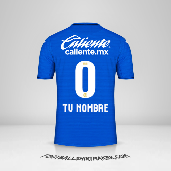 Camiseta Cruz Azul 2021/2022 -  tu nombre - 0