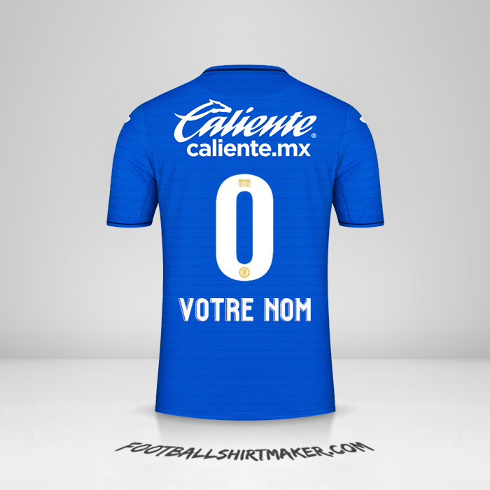 Maillot Cruz Azul 2021/2022 -  votre nom - 0